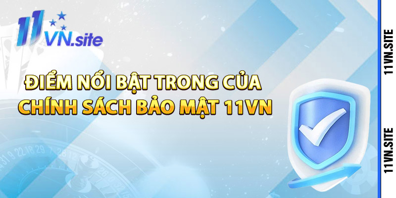 Điểm nổi bật trong của chính sách bảo mật 11Vn